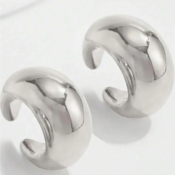 Silver Hoop cuff R52 - Picture 2 of 2